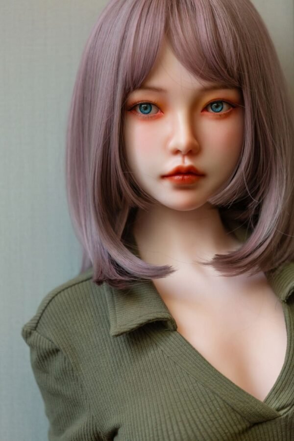 satin 148cm (4'10") 62 lbs (28kg) short hair tpe sex doll – petite asian beauty in green bodysuit (eu direct dispatch)