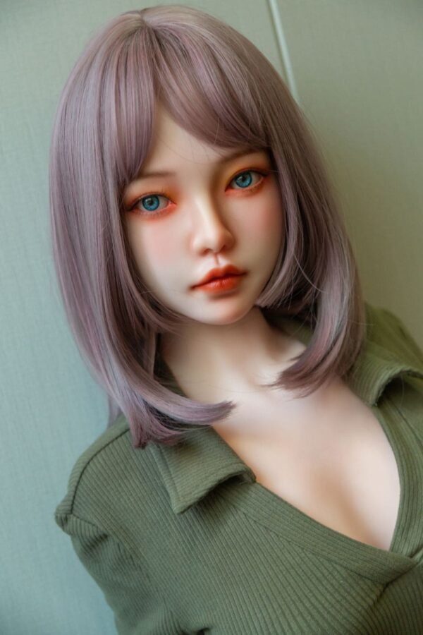 satin 148cm (4'10") 62 lbs (28kg) short hair tpe sex doll – petite asian beauty in green bodysuit (eu direct dispatch)