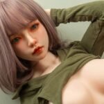 satin 148cm (4'10") 62 lbs (28kg) short hair tpe sex doll – petite asian beauty in green bodysuit (eu direct dispatch)