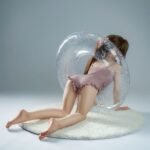 rera 148cm (4'10") 62 lbs (28kg) brunette tpe sex doll – petite western beauty in pink swimsuit (eu direct dispatch)