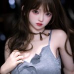 naya 157cm (5'2") 70 lbs (32kg) brunette tpe sex doll – petite asian beauty in grey loungewear (eu direct dispatch)