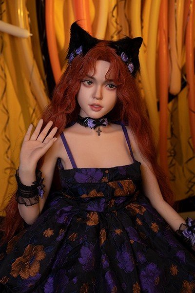 thea 140cm (4'7") 55 lbs (25kg) pink hair tpe sex doll – petite anime cosplay beauty in pastel blue set (eu direct dispatch) (copy)