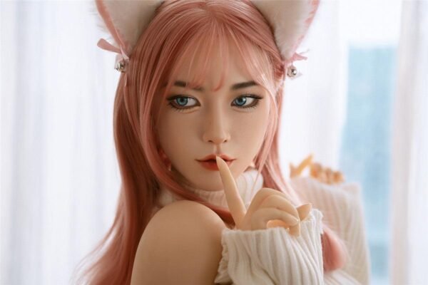 alba 166cm (65.4" / 5'5") tpe realistic sex doll – sleeve tattoo tan skin white hair punk rock model (in stock) (copy)