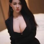 dix 168cm (5'6") 92 lbs (42kg) brunette tpe sex doll – tall busty asian beauty in sheer mesh top (eu direct dispatch)