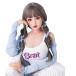 mira 157cm (5'2") 70 lbs (32kg) ash brunette tpe sex doll – anime style asian beauty in twin braids (eu direct dispatch)