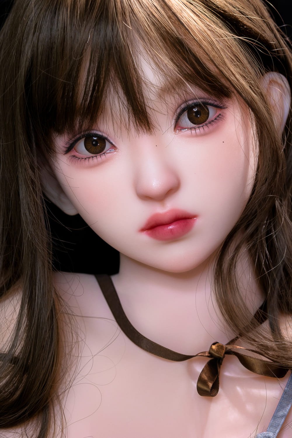 naya 157cm (5'2") 70 lbs (32kg) brunette tpe sex doll – petite asian beauty in grey loungewear (eu direct dispatch)