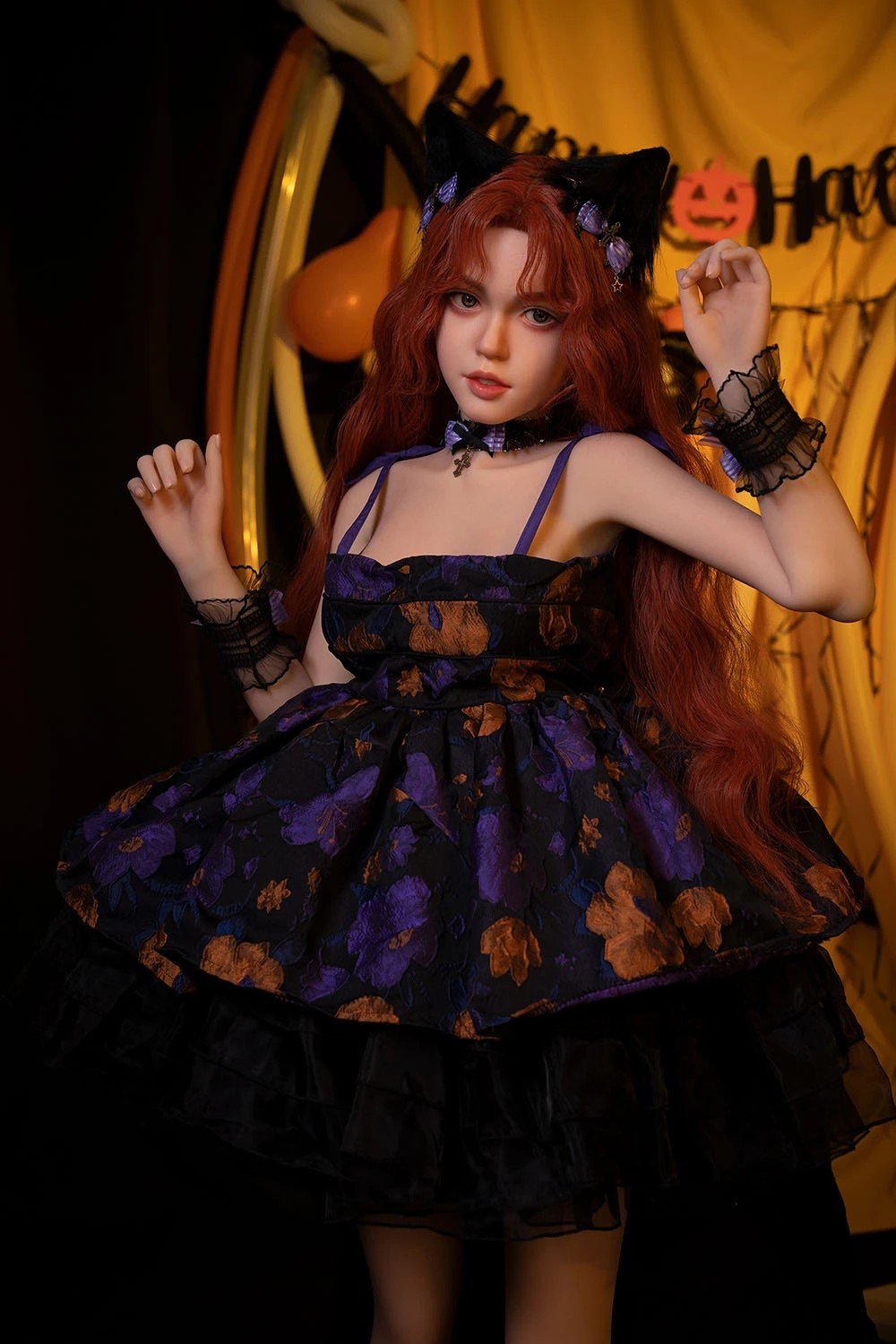 thea 140cm (4'7") 55 lbs (25kg) pink hair tpe sex doll – petite anime cosplay beauty in pastel blue set (eu direct dispatch) (copy)