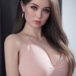 enid 161cm (5'3") 106 lbs (48kg) brunette tpe sex doll – elegant caucasian beauty in pink dress (eu direct dispatch)