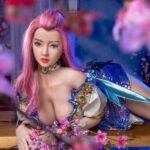 jinx 157cm (5'2") 70 lbs (32kg) pink hair tpe sex doll – anime fantasy cosplay beauty in sequined dress (eu direct dispatch)
