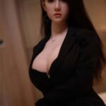 dix 168cm (5'6") 92 lbs (42kg) brunette tpe sex doll – tall busty asian beauty in sheer mesh top (eu direct dispatch)