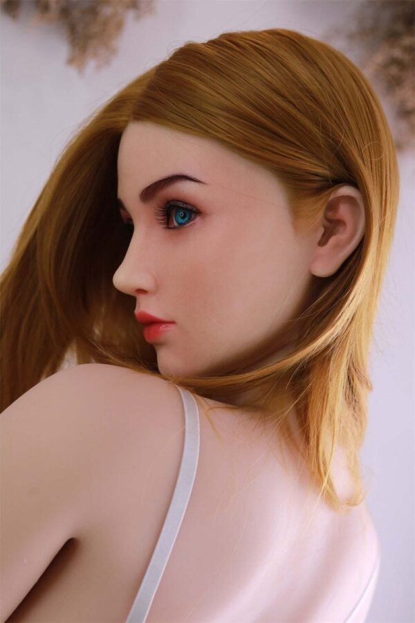mika 157cm (5'2") 70 lbs (32kg) blonde tpe sex doll – slim western beauty in white lace corset (eu direct dispatch)