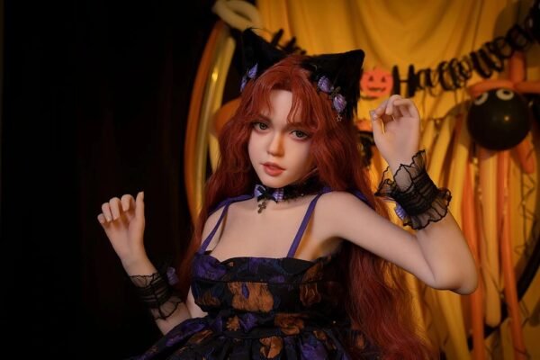 thea 140cm (4'7") 55 lbs (25kg) pink hair tpe sex doll – petite anime cosplay beauty in pastel blue set (eu direct dispatch) (copy)