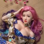 jinx 157cm (5'2") 70 lbs (32kg) pink hair tpe sex doll – anime fantasy cosplay beauty in sequined dress (eu direct dispatch)