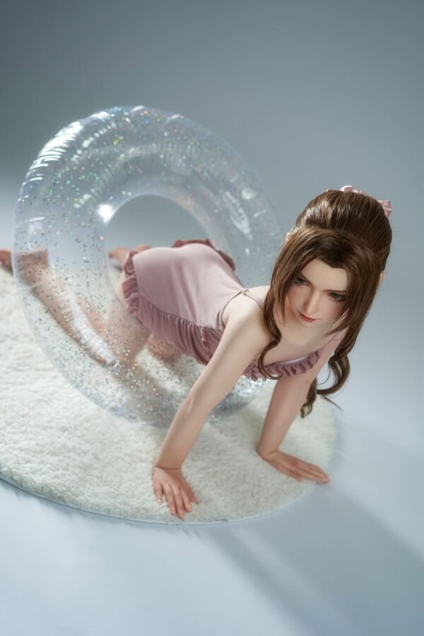 rera 148cm (4'10") 62 lbs (28kg) brunette tpe sex doll – petite western beauty in pink swimsuit (eu direct dispatch)