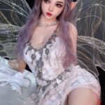 mimi 148cm (4'10") 62 lbs (28kg) purple hair tpe sex doll – petite anime elf cosplay beauty in sequin dress (eu direct dispatch)
