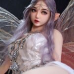 mimi 148cm (4'10") 62 lbs (28kg) purple hair tpe sex doll – petite anime elf cosplay beauty in sequin dress (eu direct dispatch)