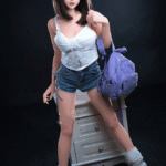 lumi 148cm (4'10") 62 lbs (28kg) brunette tpe sex doll – petite asian beauty in white knit dress (eu direct dispatch) (copy)
