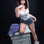 lumi 148cm (4'10") 62 lbs (28kg) brunette tpe sex doll – petite asian beauty in white knit dress (eu direct dispatch) (copy)