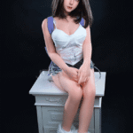 lumi 148cm (4'10") 62 lbs (28kg) brunette tpe sex doll – petite asian beauty in white knit dress (eu direct dispatch) (copy)