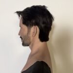 realistic asian male silicone mask with stubble handcrafted lifelike headgear for cosplay, film fx & stage performance (copy)
