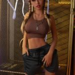 ade 158cm (5'2") 75 lbs (34kg) tan skin tpe sex doll – athletic western beauty in military streetwear (us direct dispatch)
