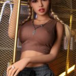 ade 158cm (5'2") 75 lbs (34kg) tan skin tpe sex doll – athletic western beauty in military streetwear (us direct dispatch)
