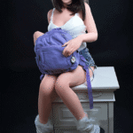 lumi 148cm (4'10") 62 lbs (28kg) brunette tpe sex doll – petite asian beauty in white knit dress (eu direct dispatch) (copy)