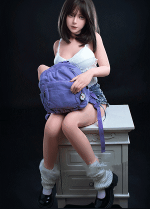 lumi 148cm (4'10") 62 lbs (28kg) brunette tpe sex doll – petite asian beauty in white knit dress (eu direct dispatch) (copy)