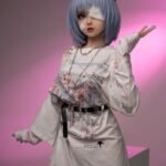 nala 148cm (4'10") 62 lbs (28kg) blue hair tpe sex doll – petite anime cyberpunk cosplay beauty (eu direct dispatch)