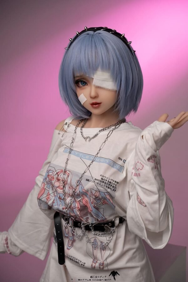 nala 148cm (4'10") 62 lbs (28kg) blue hair tpe sex doll – petite anime cyberpunk cosplay beauty (eu direct dispatch)