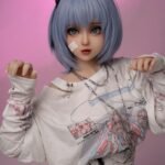nala 148cm (4'10") 62 lbs (28kg) blue hair tpe sex doll – petite anime cyberpunk cosplay beauty (eu direct dispatch)