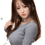 foxy 157cm (5'2") 70 lbs (32kg) brunette tpe sex doll – curvy asian beauty in red cheongsam qipao (eu direct dispatch) (copy)
