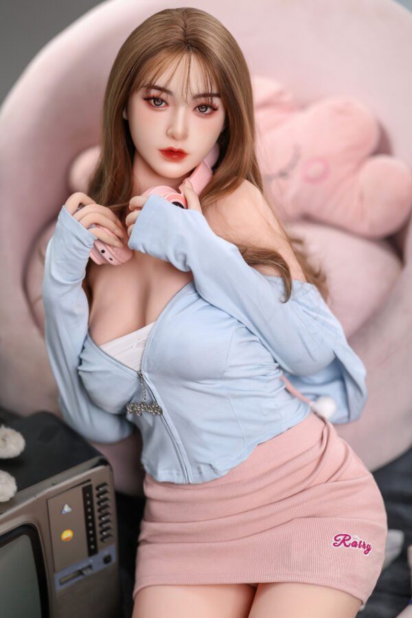 alma 158cm (62.2" / 5'2") tpe realistic sex doll – glasses hot secretary tan skin petite big bust (in stock) (copy)