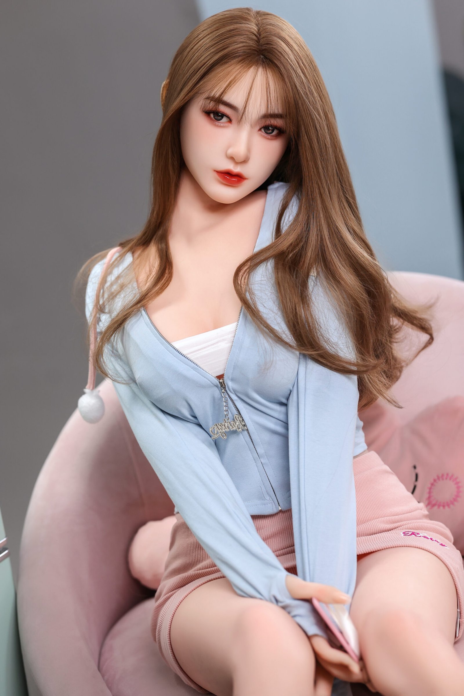 alma 158cm (62.2" / 5'2") tpe realistic sex doll – glasses hot secretary tan skin petite big bust (in stock) (copy)