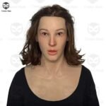 ron realistic female silicone mask with blonde hair & chest plate (copy)