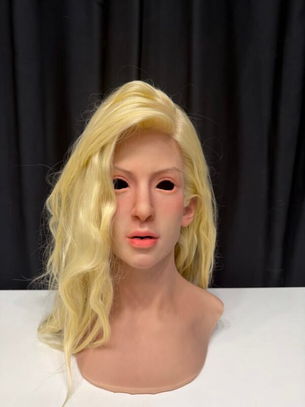 liam realistic male silicone mask with brown hair & stubble beard (copy)