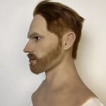 jay realistic male silicone mask with brown hair & beard (copy)