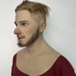 dean realistic bald male silicone mask with aging details & chest plate (copy)