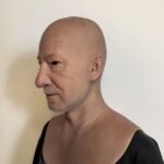 bob realistic elderly male silicone mask with grey hair & beard handcrafted mature man fx headgear for cosplay, disguise & film (copy)