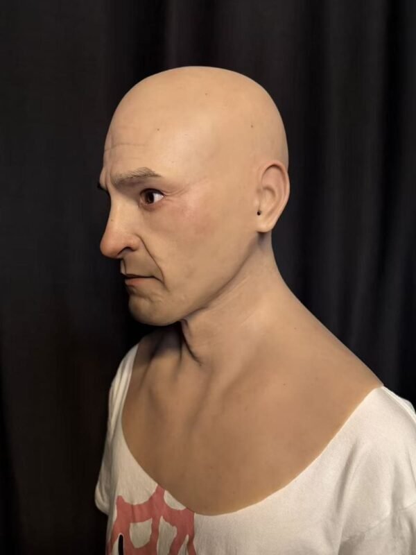 jay realistic male silicone mask with brown hair & beard (copy)