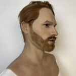 jay realistic male silicone mask with brown hair & beard (copy)