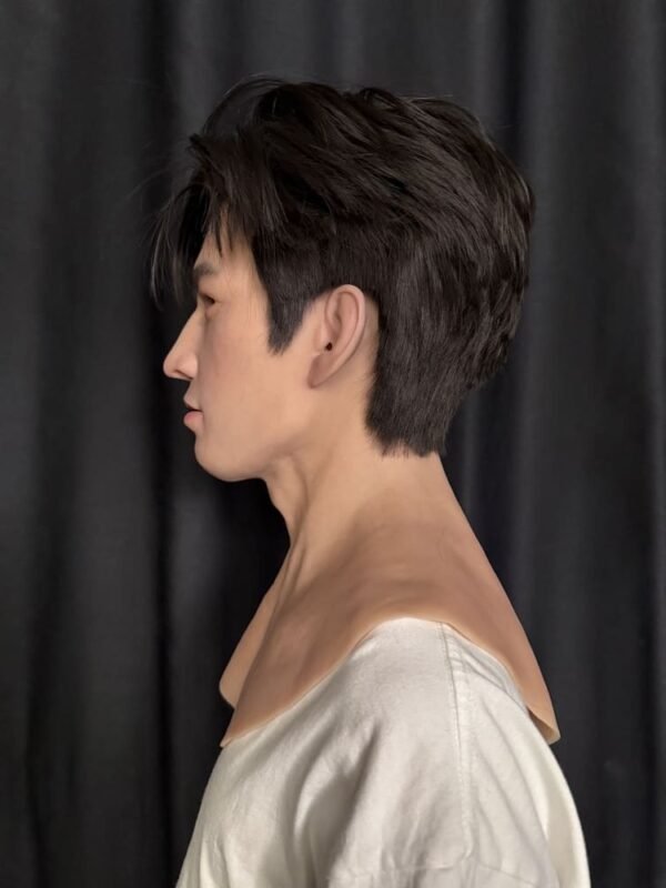 carl realistic male silicone mask with styled hair & goatee beard (copy)