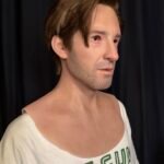 paul hyper realistic male silicone mask with brown hair & full beard for film fx & disguise (copy)