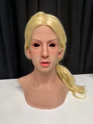 liam realistic male silicone mask with brown hair & stubble beard (copy)