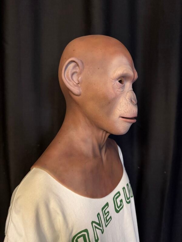 tim realistic bald elderly male silicone mask with stubble handcrafted old man headgear for cosplay, disguise & film fx (copy)