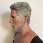 max ultra realistic male silicone mask with hair handcrafted lifelike headgear for cosplay, disguise & film fx (copy)