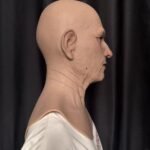noah realistic female silicone mask with blonde hair & chest plate (copy)