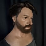 john realistic male silicone mask with styled brown hair & beard (copy)
