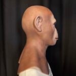 tim realistic bald elderly male silicone mask with stubble handcrafted old man headgear for cosplay, disguise & film fx (copy)