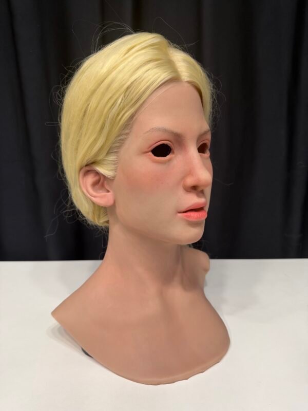 liam realistic male silicone mask with brown hair & stubble beard (copy)